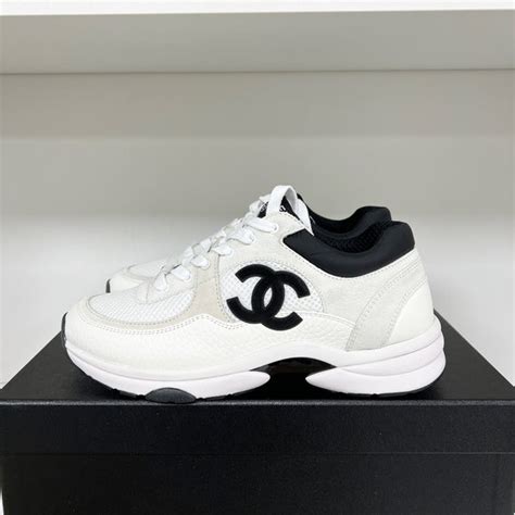 chanel sneakers dames wit|Chanel shoes for women.